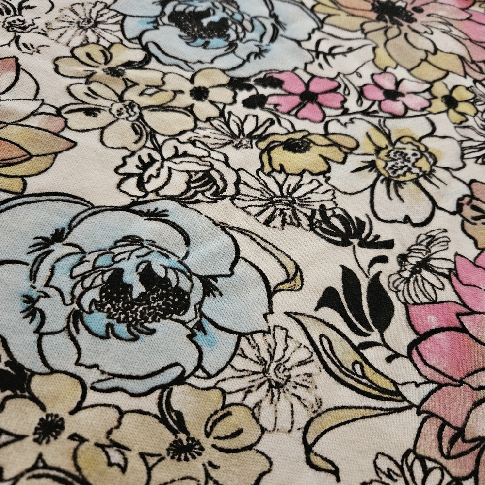 Free People Floral Print Women's Top XL - Picture 2 of 6